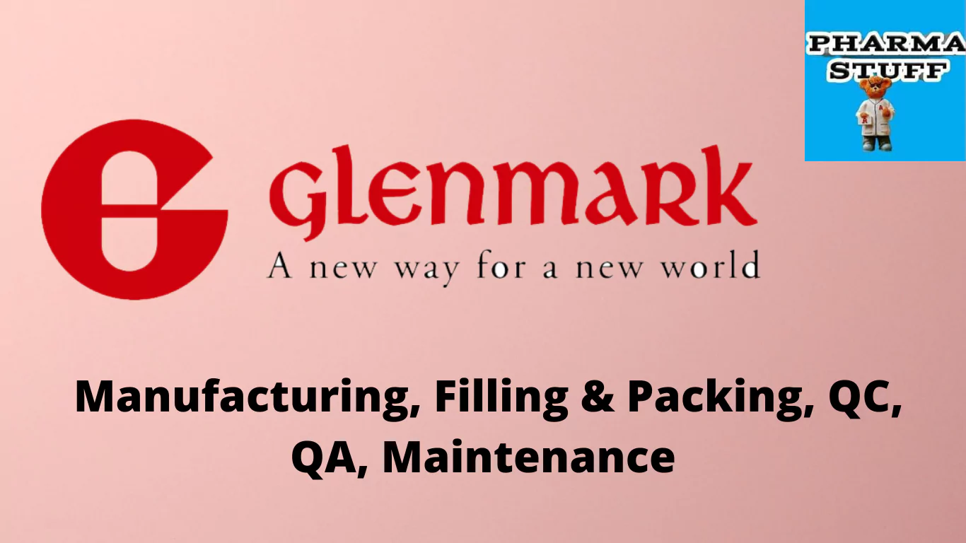 Glenmark Pharmaceuticals Walk-in Interviews @ Indore for Manufacturing, Filling & Packing, QC, QA, Maintenance 2 Glenmark Pharmaceuticals Walk-in Interviews @ Indore for Manufacturing, Filling & Packing, QC, QA, Maintenance