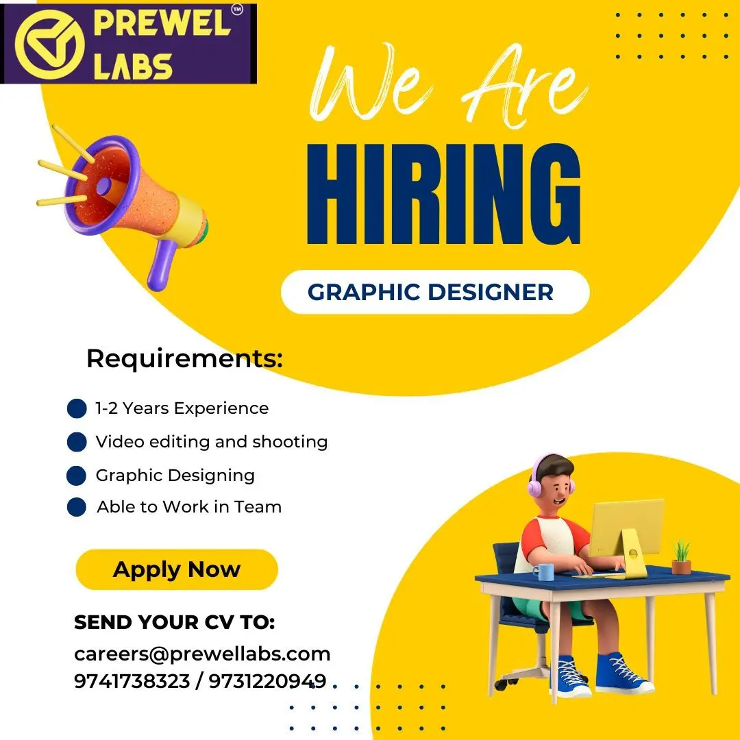Prewel Labs Hiring Graphic Designer 3 Prewel Labs Hiring Graphic Designer