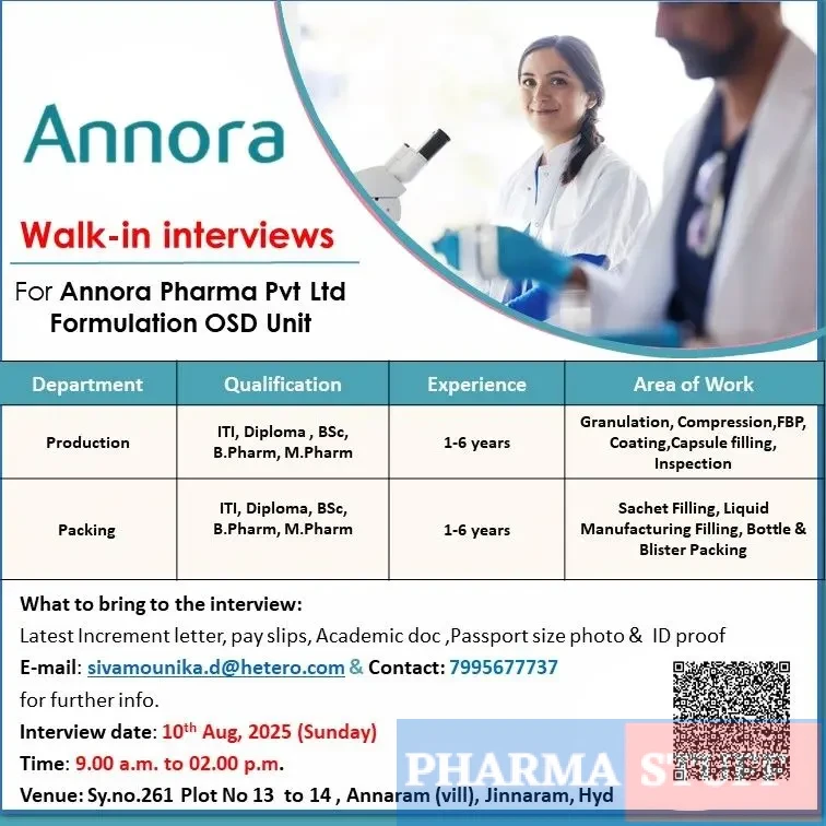 Annora Pharma Walk-In Production, Packing 3 Annora Pharma Walk-In Production, Packing