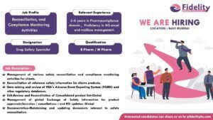 Pharmacovigilance Job vacancies for Pharmacy Candidates 