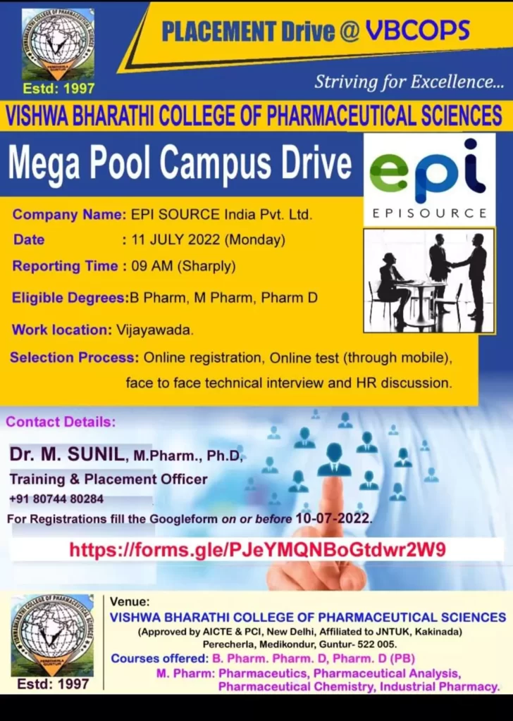 Medical Coding Freshers Campus Drive for Pharma Students