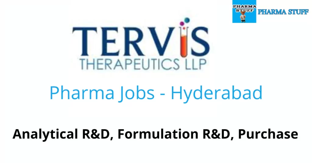 pharma jobs in hyderabad analytical rd purchase formulation rd