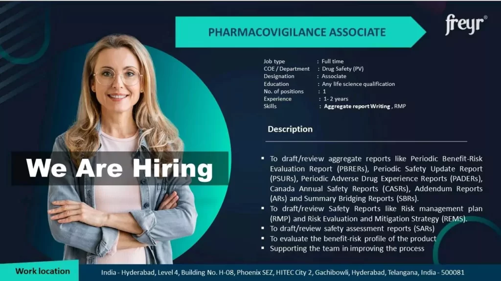 Pharmacovigilance Jobs in Hyderabad for all Lifesciences Candidates