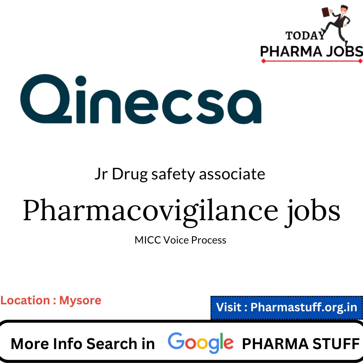 Pharmacovigilance Drug safety Associate (MICC) Voice Process Jobs 2 pharmacovigilance drug safety associate jobs qinecsa263076814078466570