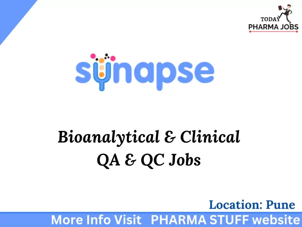 bioanalytical clinical qa qc jobs synapse labs5839167595159321715