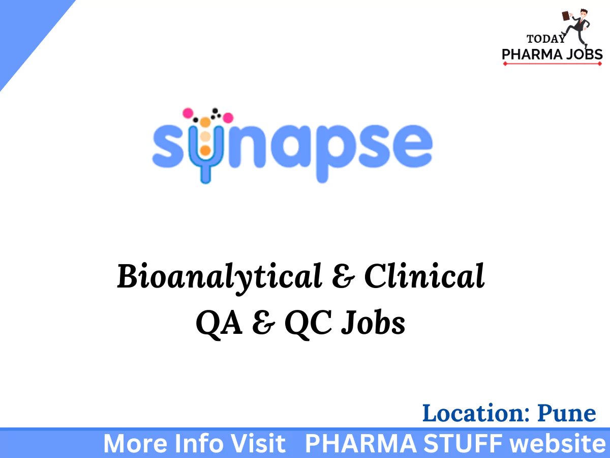 Bioanalytical & Clinical QA & QC Jobs - Synapse Labs 2 Bioanalytical & Clinical QA & QC Jobs - Synapse Labs