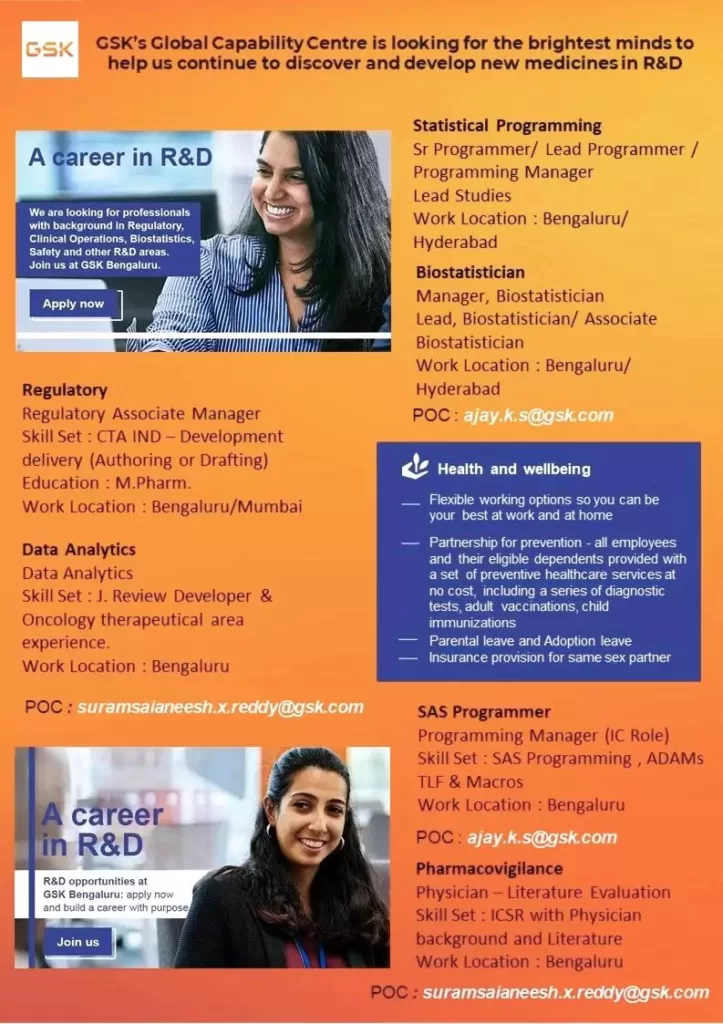 gsk work from home openings in bangalore6998761716363062980