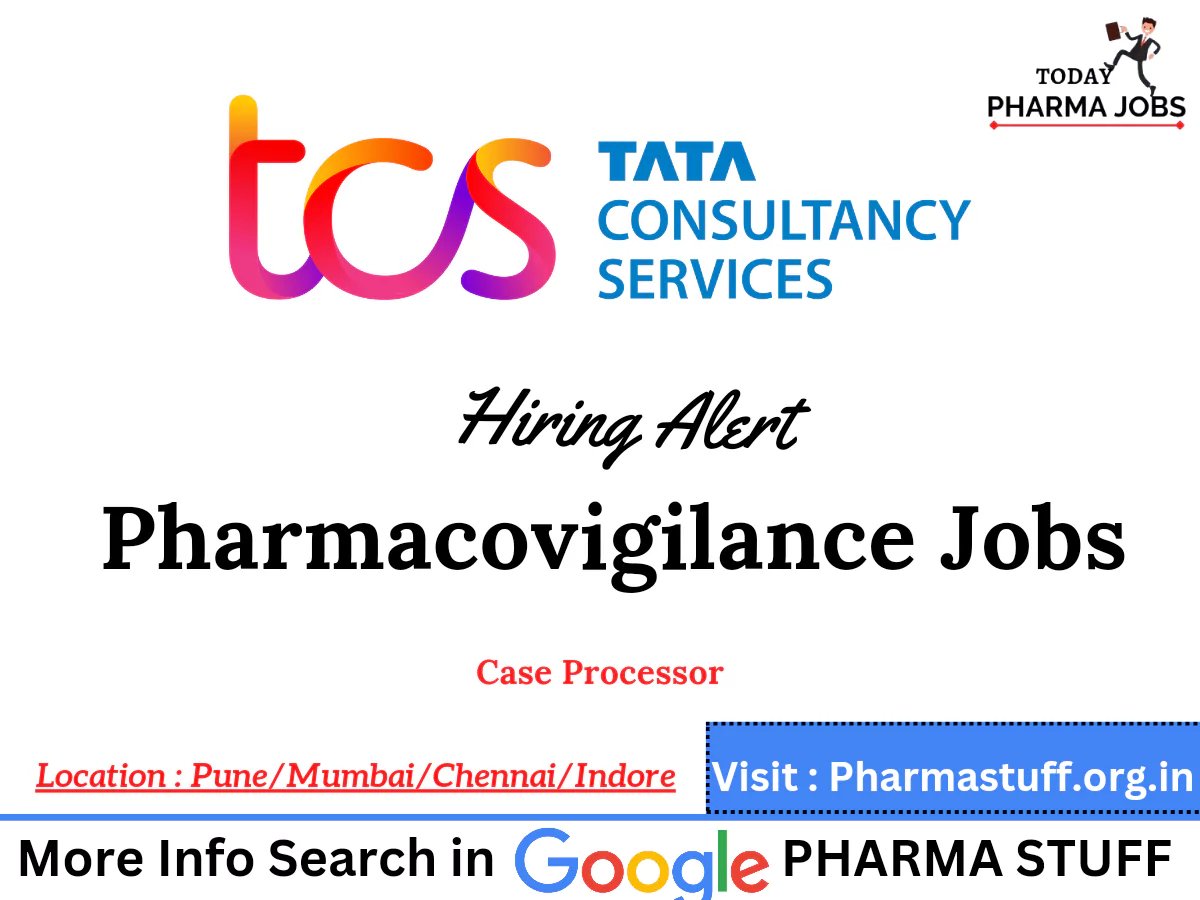 tcs pharmacovigilance jobs