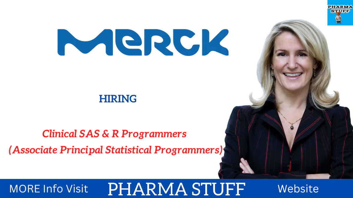 MERCK GROUP Hiring Clinical SAS & R Programmers (Associate Principal Statistical Programmers) 2 MERCK GROUP Hiring Clinical SAS & R Programmers (Associate Principal Statistical Programmers)