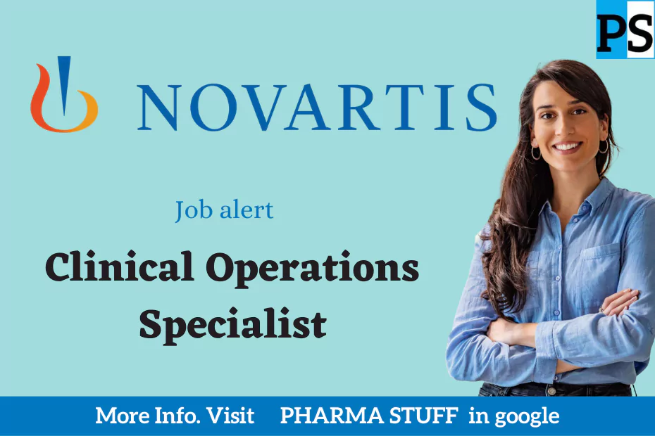 Novartis hiring Clinical Operations Specialist