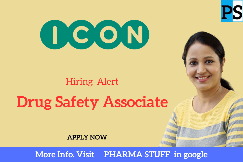 ICON, a clinical research organization, is seeking a Drug Safety Associate (DSA) for their office in Chennai Icon Plc hiring PV Drug Safety Associates