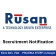 Jr Officer/Officer Production 3 Rusan Pharma Job vacancies