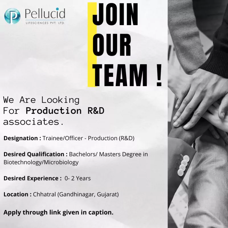 Trainee/Officer - Production (R&D) Jobs for Biotechnology/Microbiology