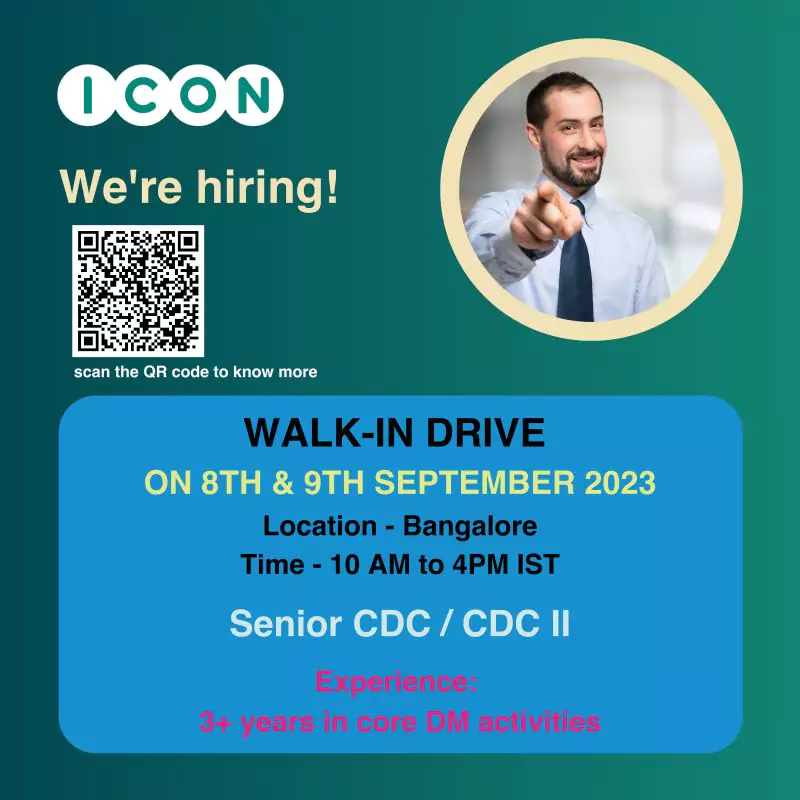 icon plc hiring clinical data co ordinators