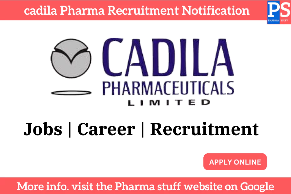Cadila Pharma Walk-in Interview for Production & Packing Roles 3 cadila-pharma-recruitment-notification