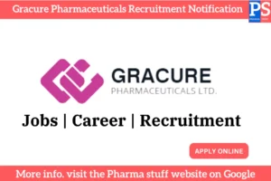 Gracure Pharmaceuticals recruitment notification