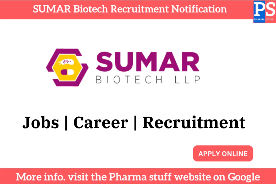 SUMAR Biotech Multiple Openings in R&D, Production, QA, QC, and More 2 SUMAR Biotech - Multiple Openings