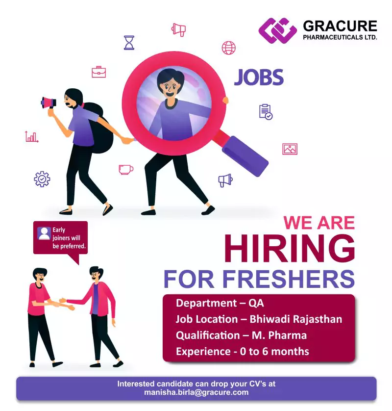 Quality Assurance Jobs for M Pharma Graduates