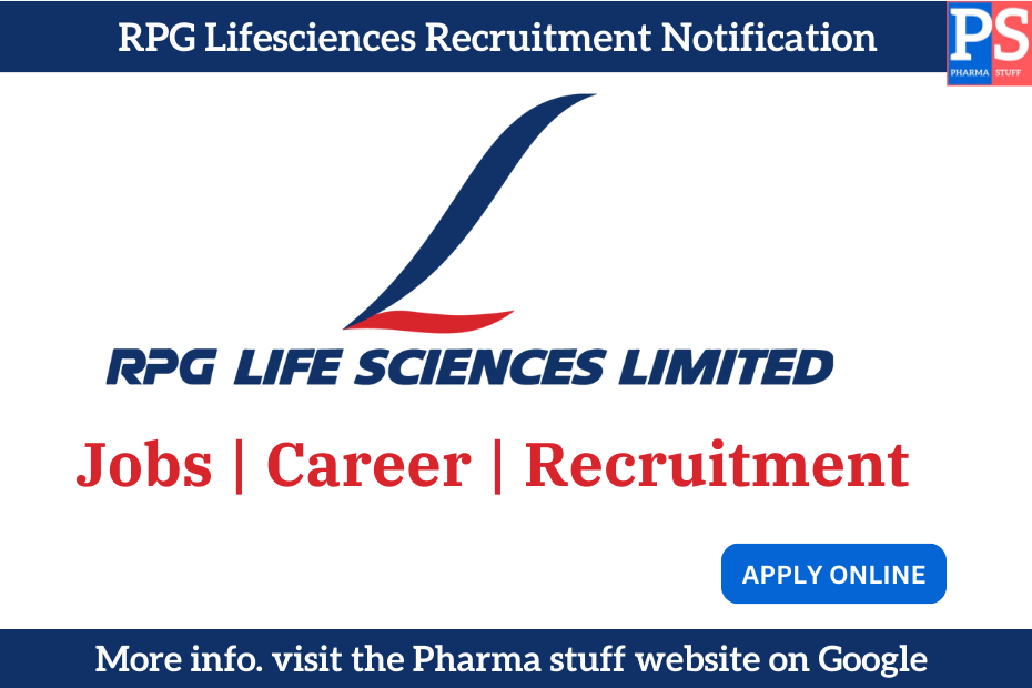 RPG Lifesciences Recruitment Notification