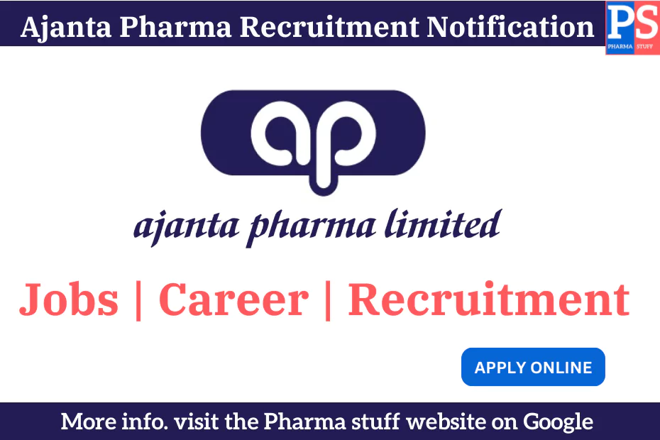 Ajanta Pharma Hiring for Quality Assurance 3 Ajanta Pharma Hiring for Quality Assurance