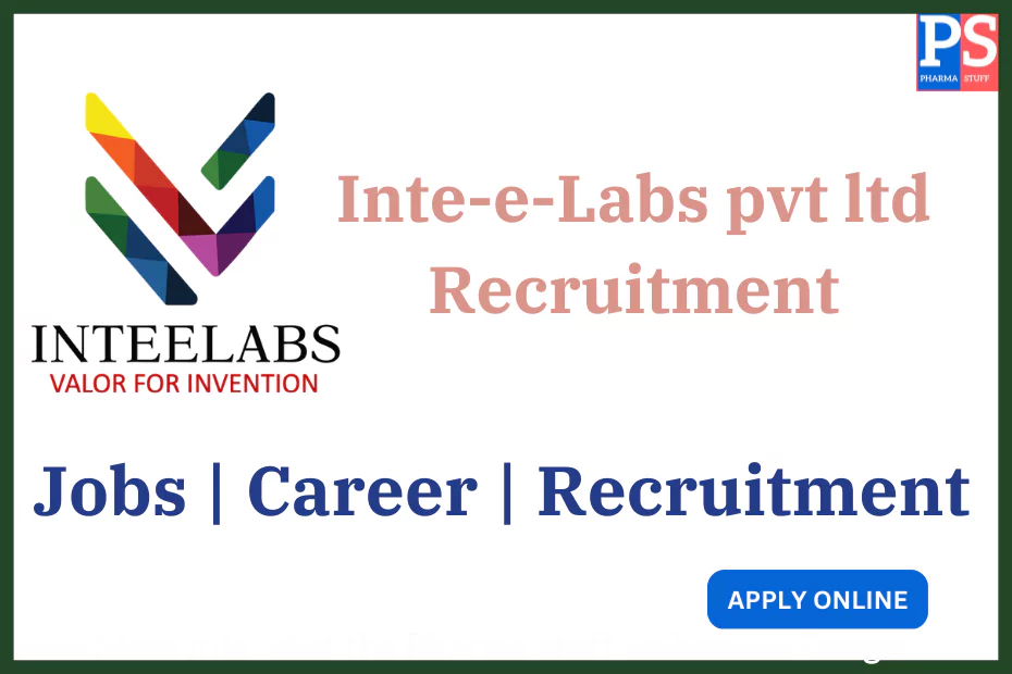 Inte-e-Labs pvt ltd Recruitment