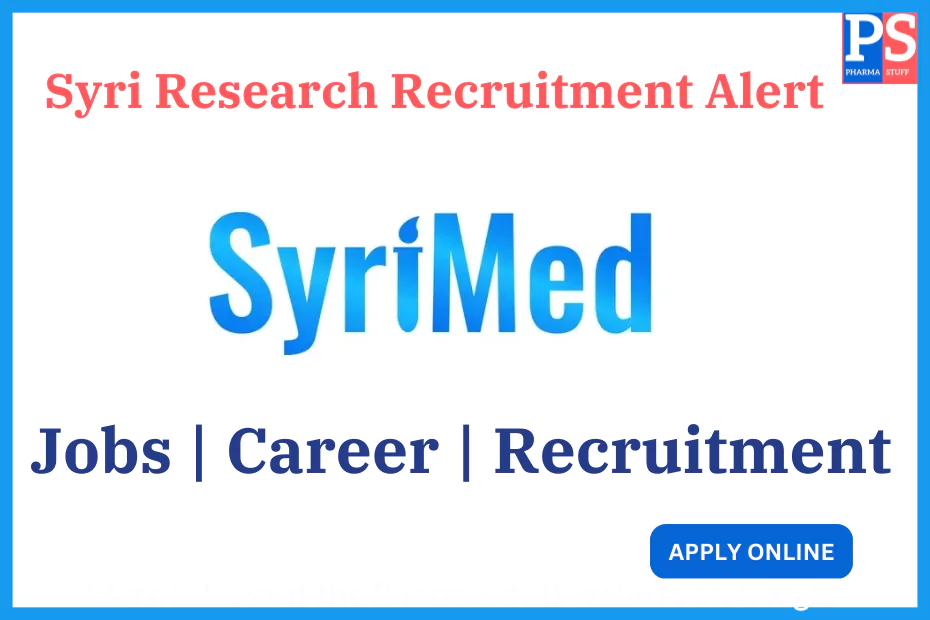 Syri Research Recruitment Notification alert