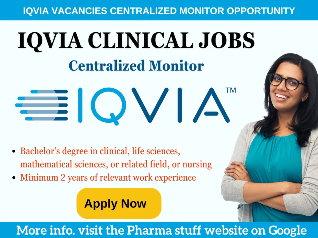 IQVIA Vacancies Centralized Monitor Opportunity