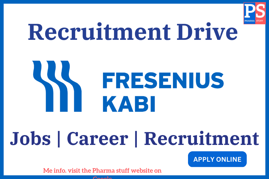 Fresenius Kabi Walk-In Interview for Production, QA, and QC (Micro) Roles 3 Fresenius Kabi India Recruitment - Job vacancies