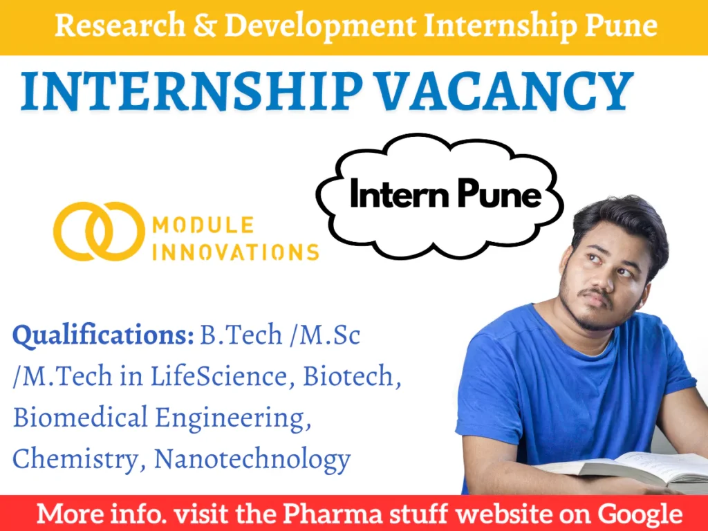 Internship Opportunity: Intern Research & Development for B.Tech/MSc/M.Tech in LifeScience, Biotech, Biomedical Engg, Chemistry, Nanotechnology