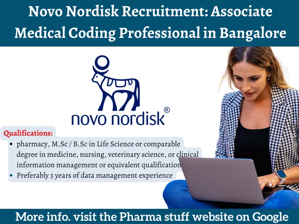 Novo Nordisk Recruitment: Associate Medical Coding Professional in Bangalore