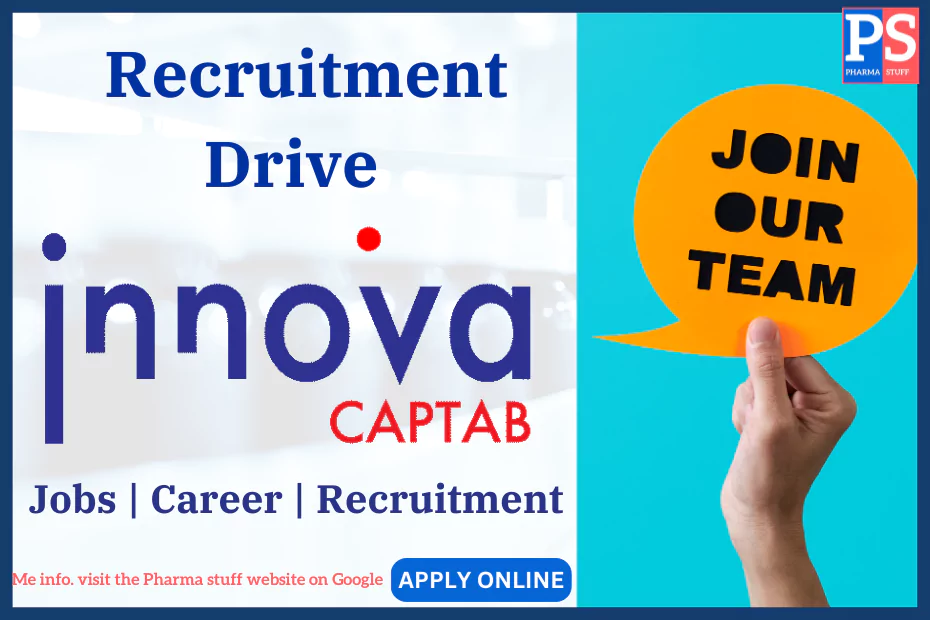 Innova Captab Ltd Recruitment - Job vacancies