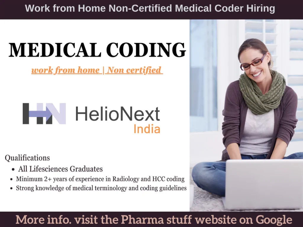 Work from Home Non-Certified Medical Coder Hiring at Helionext
