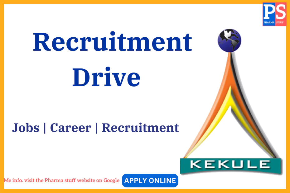 kekule Pharma Pvt ltd Recruitment - Job vacancies