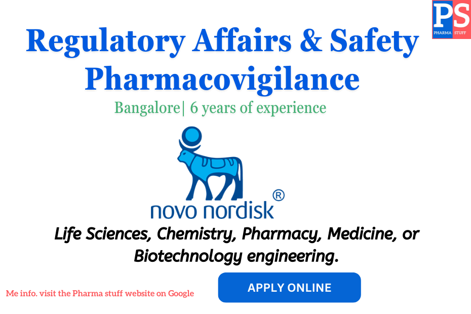Novo Nordisk Hiring Regulatory Affairs & Safety Pharmacovigilance Professional