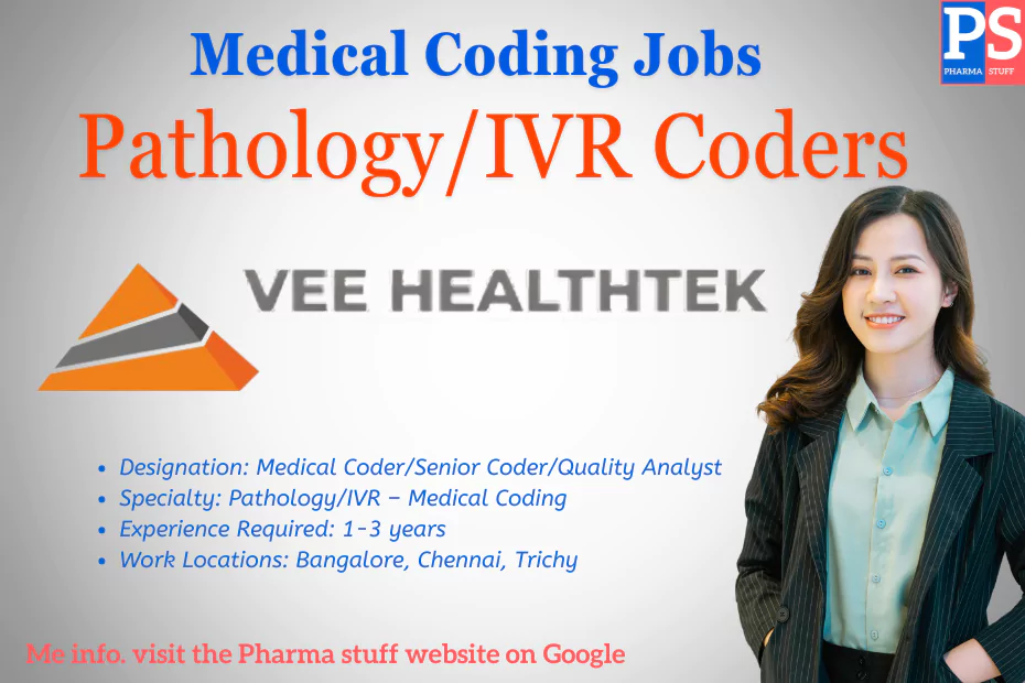 Vee Healthtek Hiring For Experienced Medical Coders - Pathology/IVR | Apply Now 3 Vee Healthtek Hiring For Experienced Medical Coders - Pathology/IVR