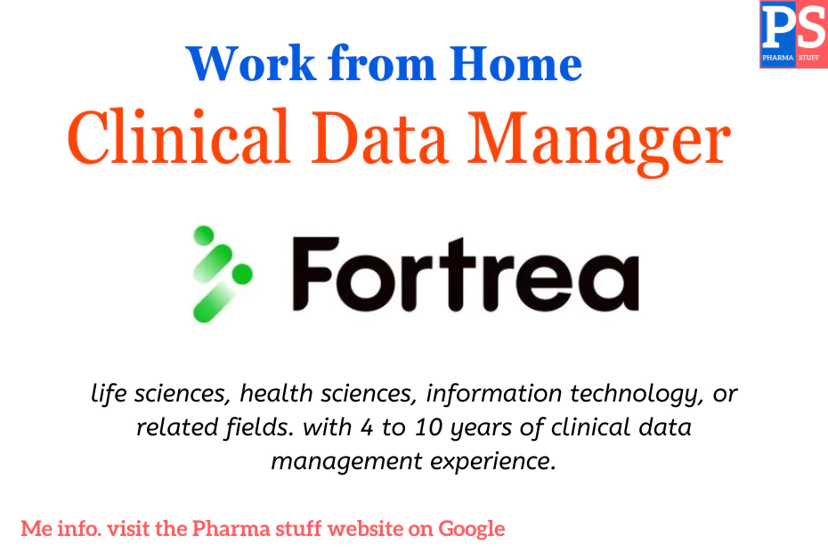 Work from Home Clinical Data Manager Vacancies at Fortrea