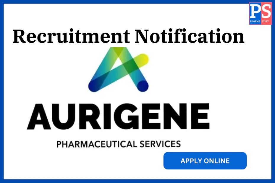 Aurigene Pharma recruitment notification