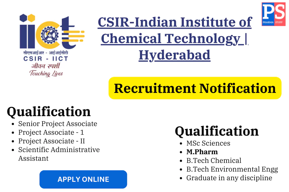 CSIR-IICT Walk-In Interview 2024: Apply for Senior Project Associate & Project Associate Positions