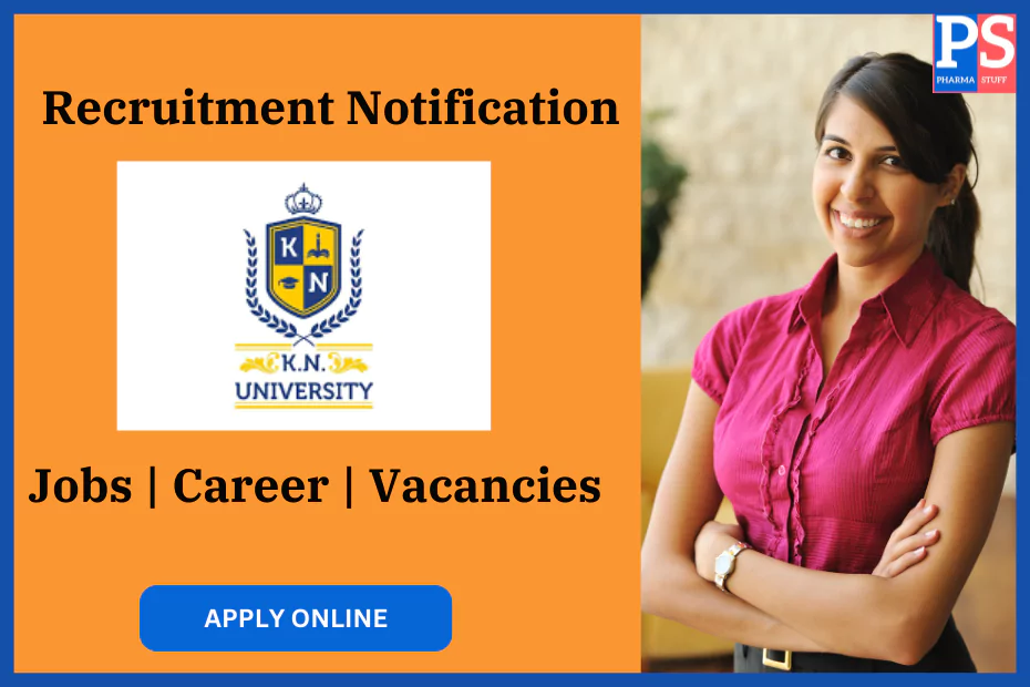 KN School of Pharmacy Urgent Hiring for Professor in Dept. Of Pharmacology and Lab Assistant 3 KN School of Pharmacy Urgent Hiring for Professor in Dept. Of Pharmacology and Lab Assistant