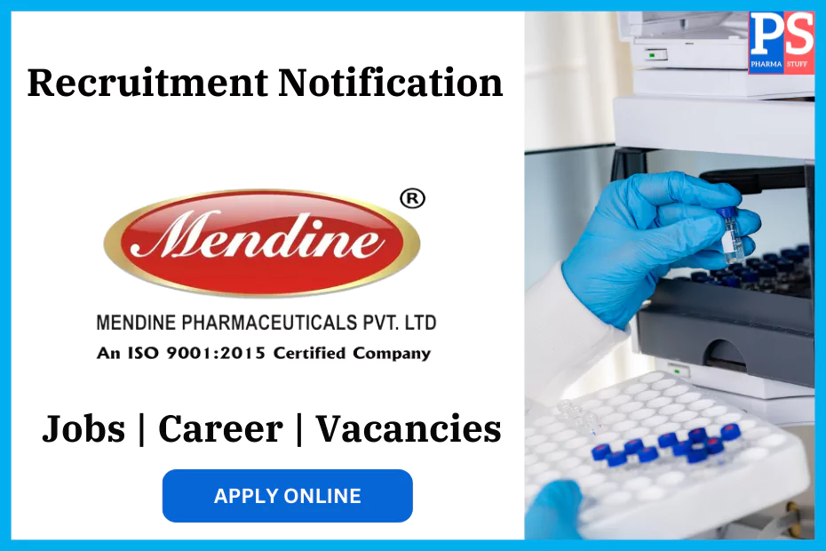 mendine pharmaceuticals career recruitment job vacancies