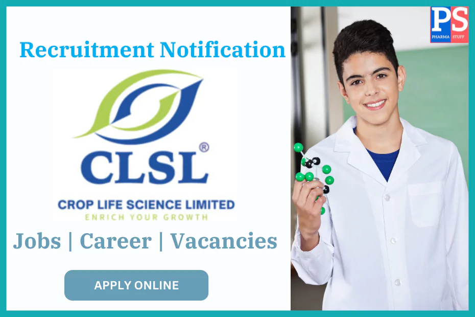 Crop life sciences requirement job career vacancies