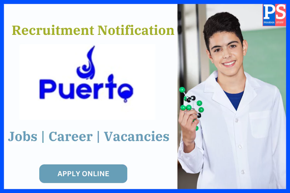 Puerto Life Sciences recruitment notification