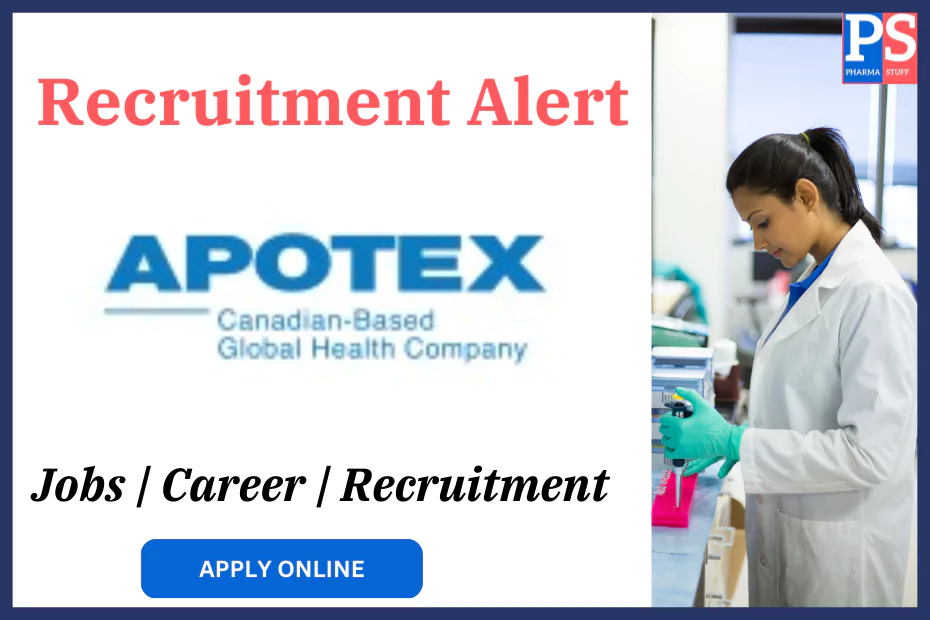 Apotex job career Recruitment notification