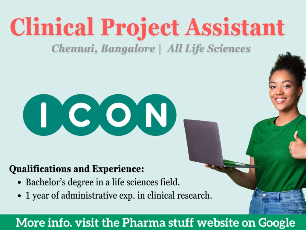 icon plc hiring clinical project assistant all life sciences candidates