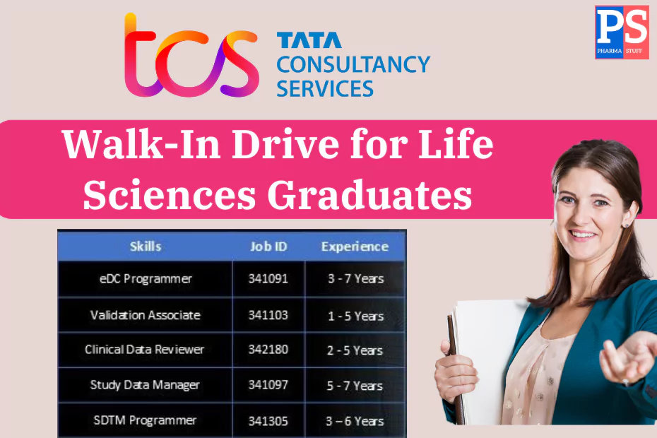 TCS Pune Walk-In Drive for Life Sciences Roles: Clinical SAS Programming