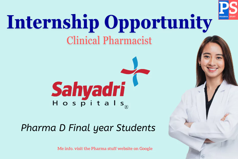 Clinical Pharmacist Internship at Sahyadri Super Speciality Hospital, Nashik