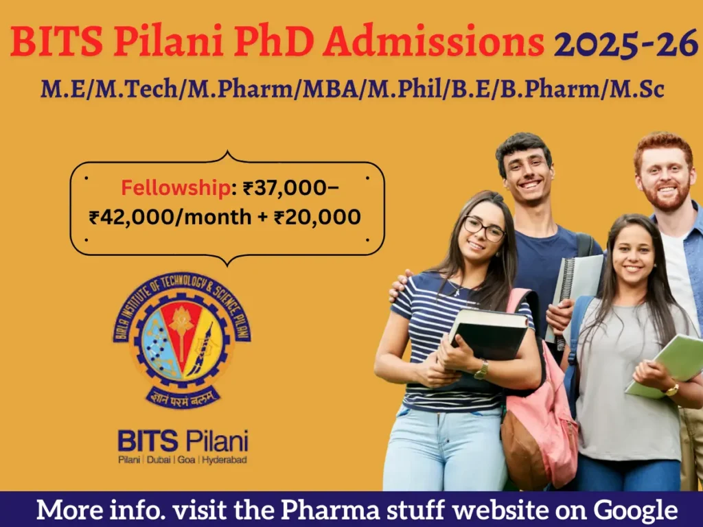 BITS Pilani PhD Admissions 2025-26 | Apply for Research Programs in Pilani, Goa & Hyderabad