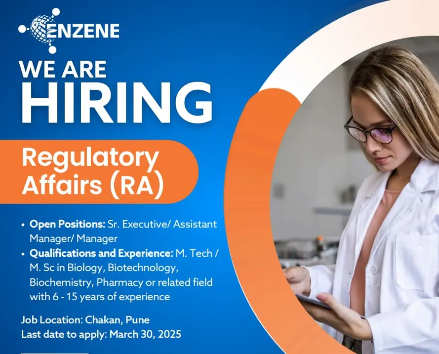 Enzene Walk-in Drive for Regulatory Affairs Professionals