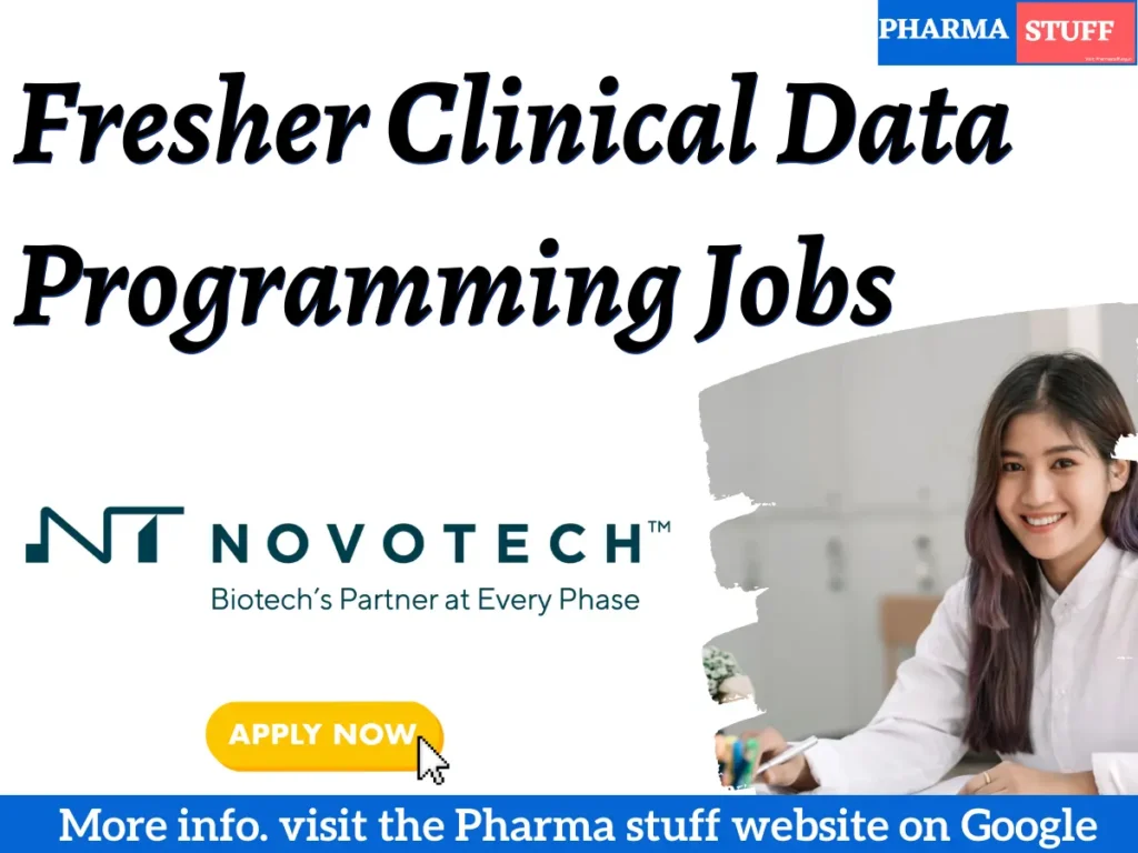 Fresher Clinical Data Programming Jobs at Novotech | Apply Now!