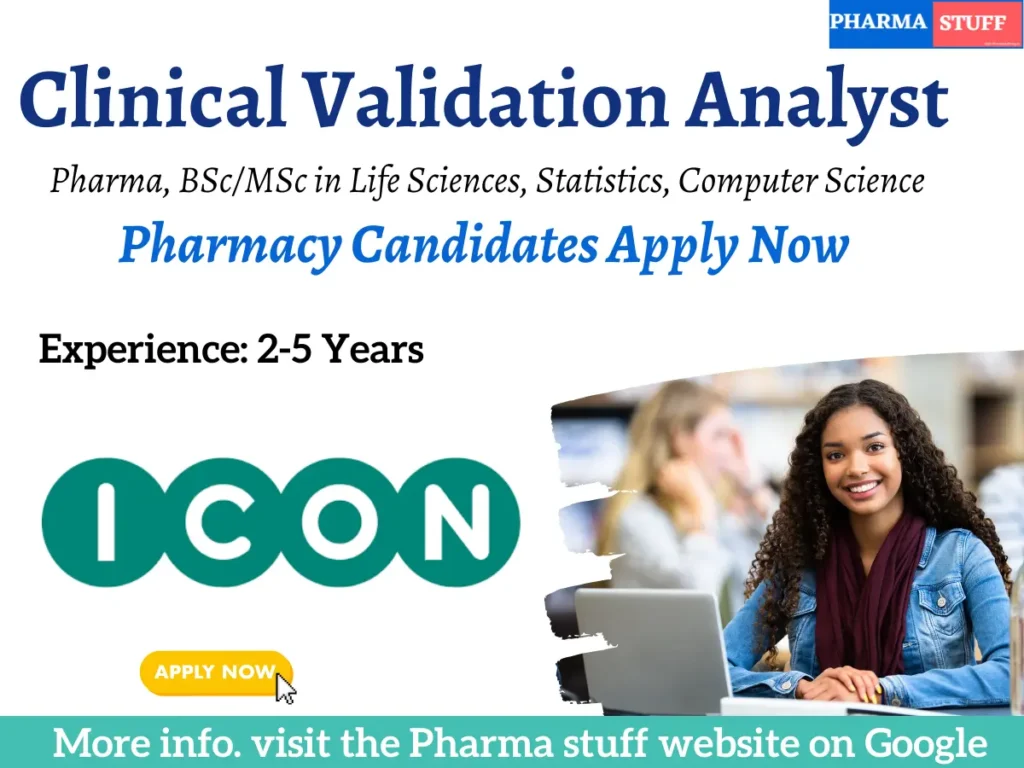 ICON Plc Hiring Clinical Validation Analyst Apply Now!